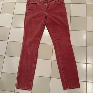 Loft modern skinny suede like pants